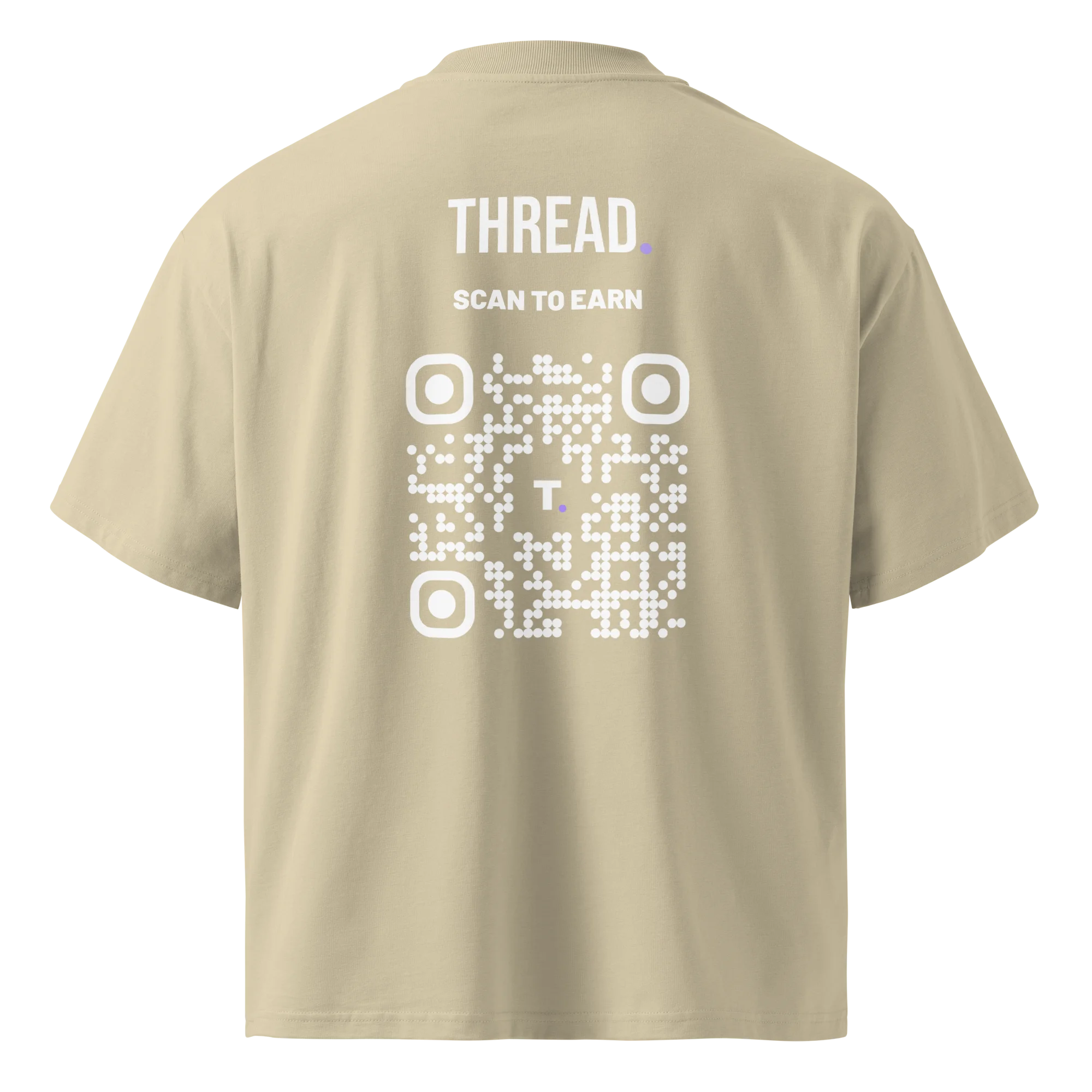 Raw Stone Tee back — QR code